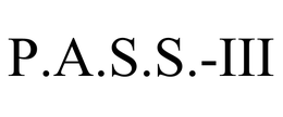 P.A.S.S.-III trademark