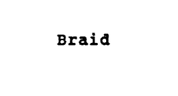 BRAID trademark
