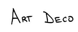 ART DECO trademark