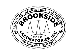 BROOKSIDE LABORATORIES INC, AGRICULTURE-SPORTS TURF-ENVIRONMENTAL EST. 1951 trademark