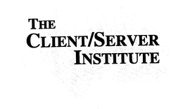 THE CLIENT/SERVER INSTITUTE trademark