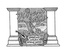 MOZART BLU SPARKLING NATURAL SPRING WATER trademark