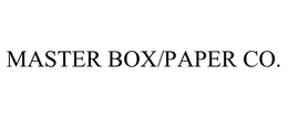 MASTER BOX/PAPER CO. trademark