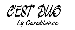 C'EST DUO BY CASABLANCA trademark