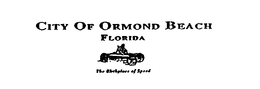CITY OF ORMOND BEACH FLORIDA THE BIRTHPLACE OF SPEED trademark