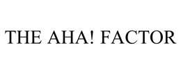 THE AHA! FACTOR trademark