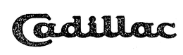 CADILLAC trademark