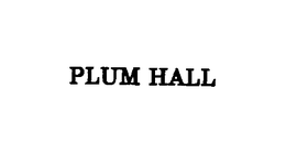 PLUM HALL trademark