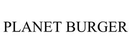 PLANET BURGER trademark