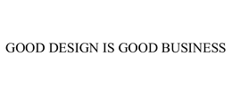 GOOD DESIGN IS GOOD BUSINESS trademark