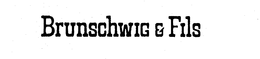 BRUNSCHWIG & FILS trademark