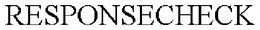 RESPONSECHECK trademark