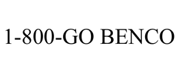 1-800-GO BENCO trademark