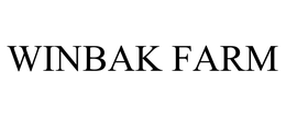 WINBAK FARM trademark