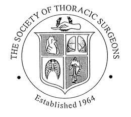 THE SOCIETY OF THORACIC SURGEONS ESTABLISHED 1964 trademark