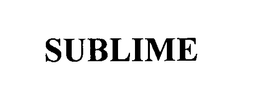 SUBLIME trademark