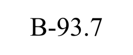 B-93.7 trademark