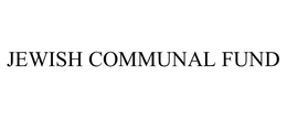 JEWISH COMMUNAL FUND trademark