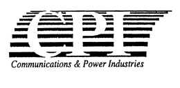 CPI COMMUNICATIONS & POWER INDUSTRIES trademark