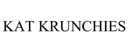 KAT KRUNCHIES trademark