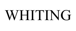 WHITING trademark