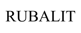 RUBALIT trademark