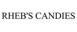 RHEB'S CANDIES trademark