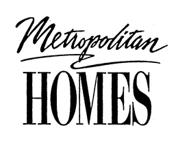 METROPOLITAN HOMES trademark