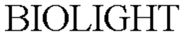 BIOLIGHT trademark