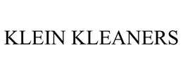 KLEIN KLEANERS trademark