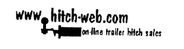WWW HITCH-WEB.COM ON-LINE TRAILER HITCH SALES trademark