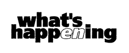 WHAT'S HAPPENING trademark