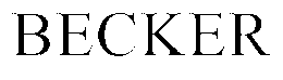BECKER trademark