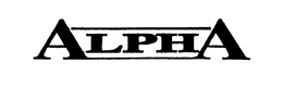 ALPHA trademark
