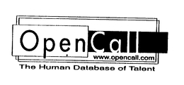 OPEN CALL WWW.OPENCALL.COM THE HUMAN DATABASE OF TALENT trademark