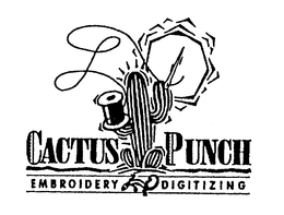 CACTUS PUNCH EMBROIDERY DIGITIZING trademark