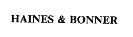 HAINES & BONNER trademark