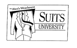 SUITS UNIVERSITY THE MEN'S WEARHOUSE trademark