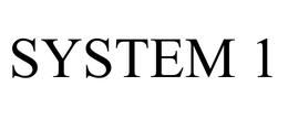 SYSTEM 1 trademark