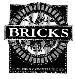 BRICKS PRIMO BRICK OVEN PIZZA PRONTO trademark