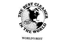 THE BEST CLEANER IN THE WORLD WORLD'S BEST trademark