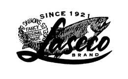 LASCCO BRAND SINCE 1921 FANCY ORIGINAL GRADE LOS ANGELES SMOKING & CURING CO trademark