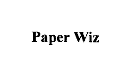 PAPER WIZ trademark