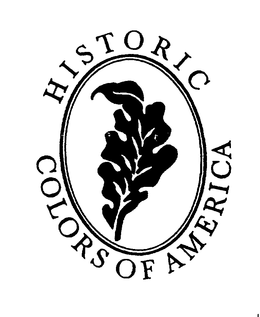 HISTORIC COLORS OF AMERICA trademark