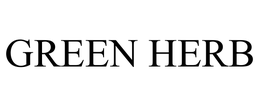 GREEN HERB trademark