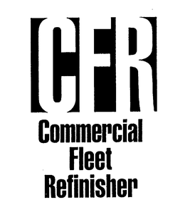 CFR COMMERCIAL FLEET REFINISHER trademark