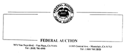 FEDERAL AUCTION PUBLIC AUCTION trademark