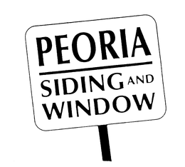 PEORIA SIDING AND WINDOW trademark