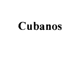 CUBANOS trademark