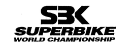 SBK SUPERBIKE WORLD CHAMPIONSHIP trademark